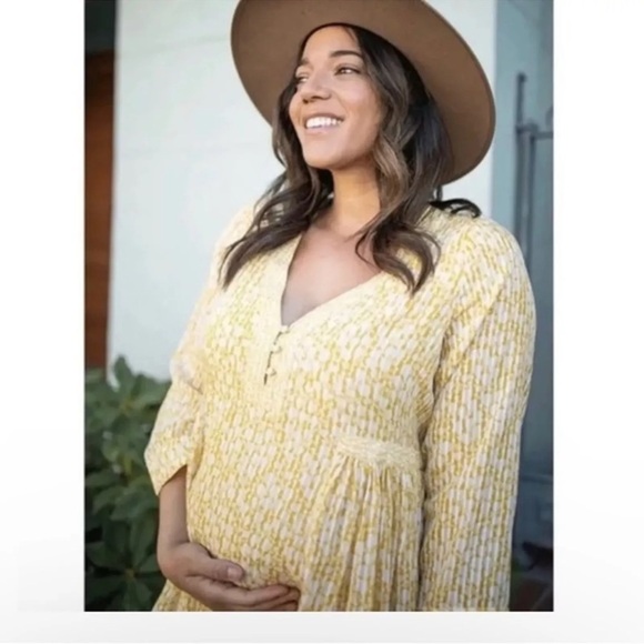 NWOT Hatch COtton Blend MATERNITY Kenzie Floral Dress - Picture 13 of 15